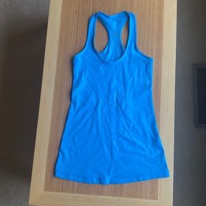 Lululemon Blue Racerback Tank Top- Size 4 (EUC)